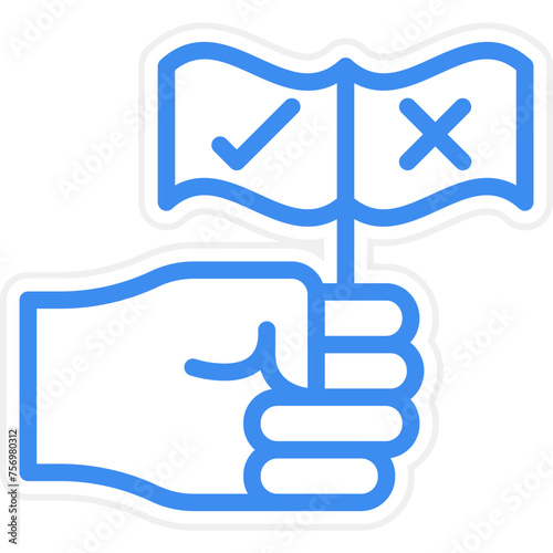 Counter Protest Icon Style