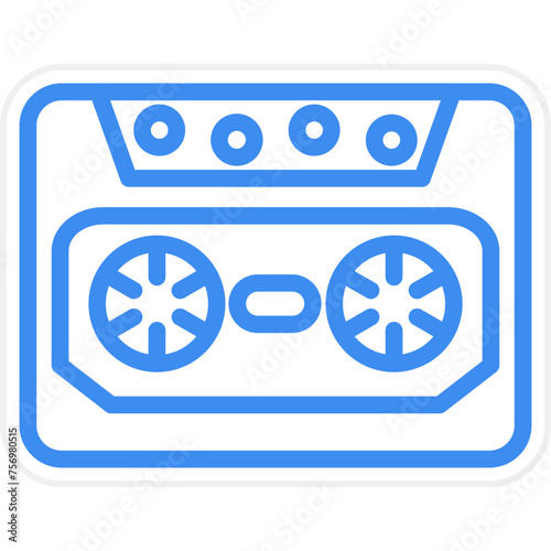Cassette Icon Style