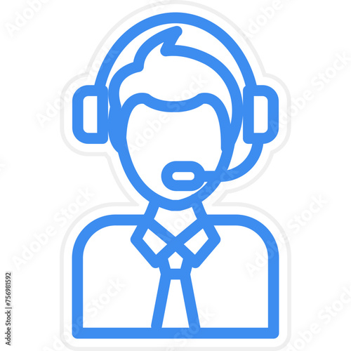 Customer Service Icon Style