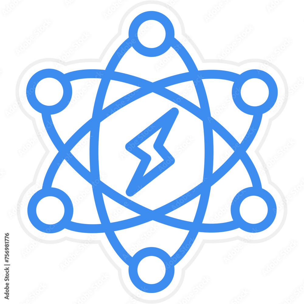 Atomic Energy Icon Style