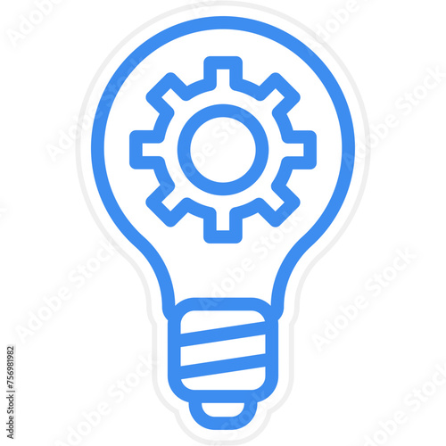 Light Usage Efficiency Icon Style