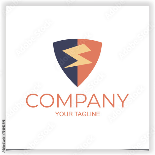Free Download vector tunder letter s  shield logo design template - GFXLoad