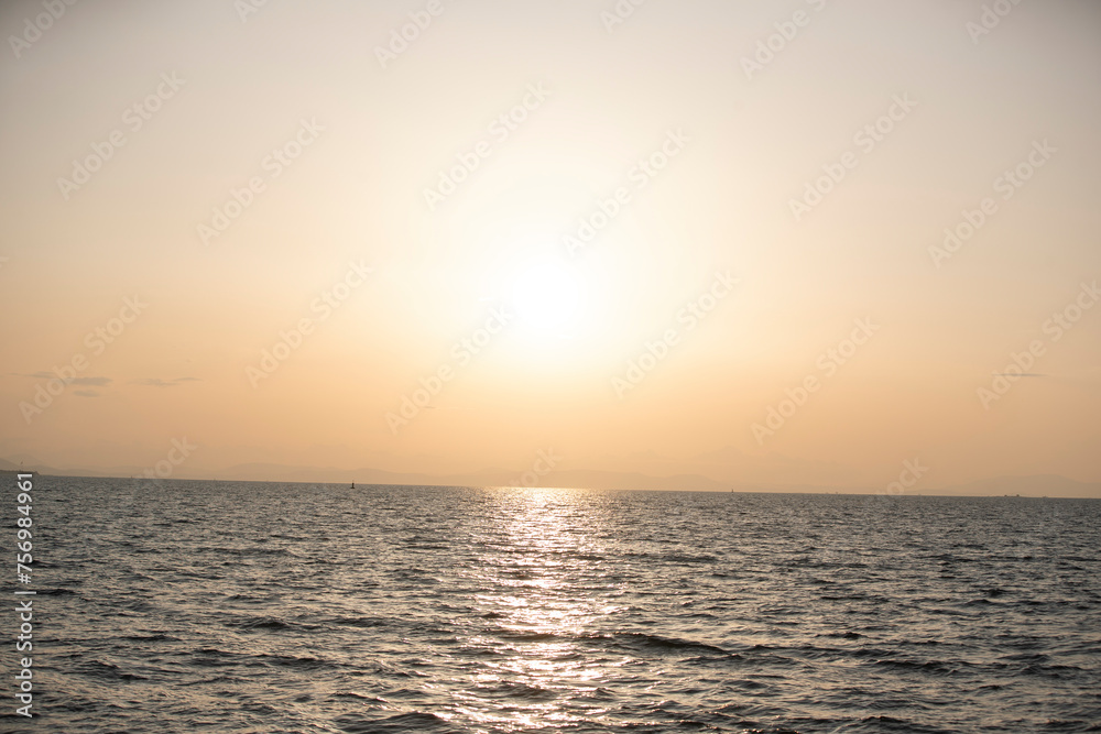 Sunset and sea Sunset and sea