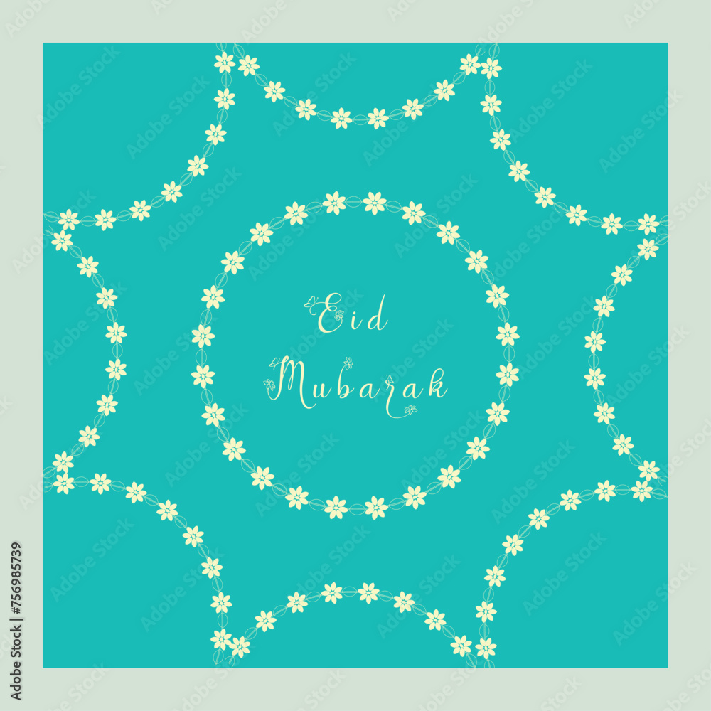 Eid Mubarak Floral Greetings: Vibrant design for festive celebration! Perfect for sending warm wishes on Eid Eid Mubarak Floral Greetings: Vibrant design for festive celebration! Perfect for sending warm wishes on Eid