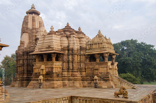 Devi Jagdamba temple  Western group of monuments  Khajuraho  Madhya Pradesh  India  Asia.