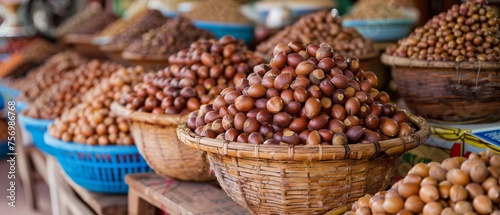Argan nuts available for purchase in Moroccan market