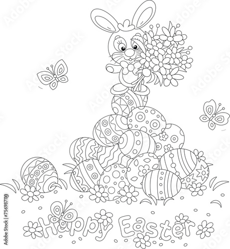Greeting card with a happy ...