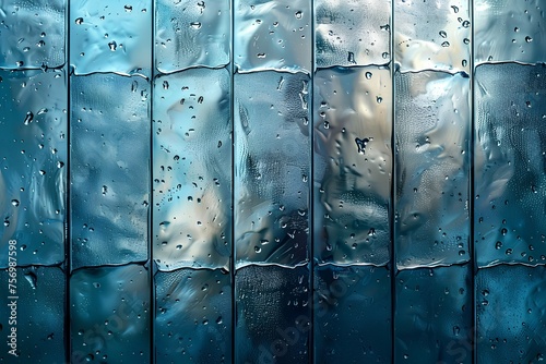 Background in the form of corrugated translucent glass