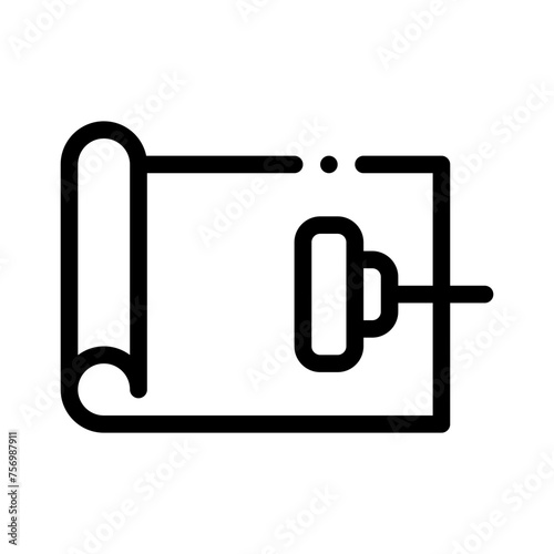 carpet line icon
