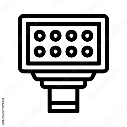 lighting line icon