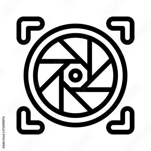 shutter line icon