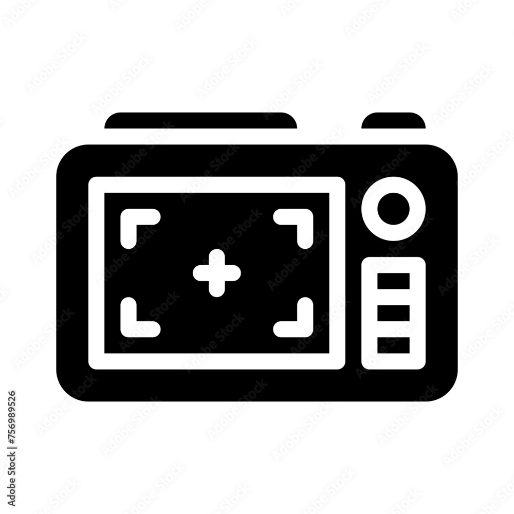 photo camera glyph icon photo camera glyph icon