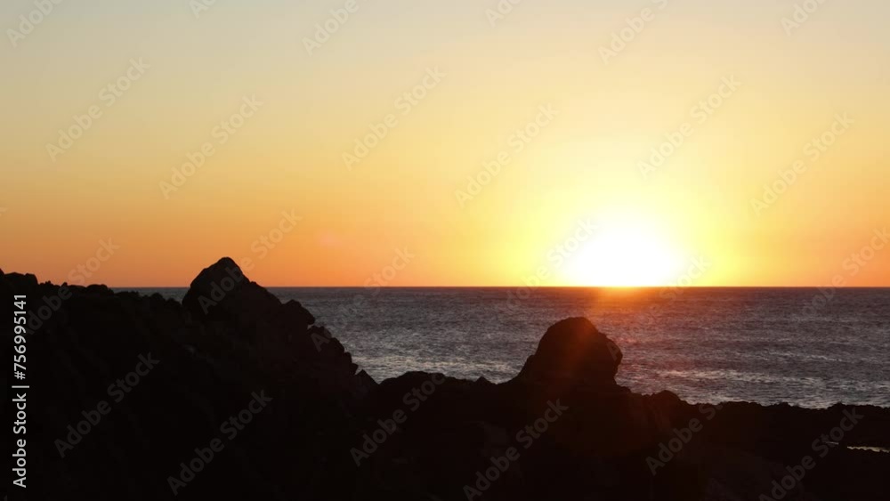 Timelapse of a sunset over the ocean on the southern most point of Australia. Timelapse of a sunset over the ocean on the southern most point of Australia.