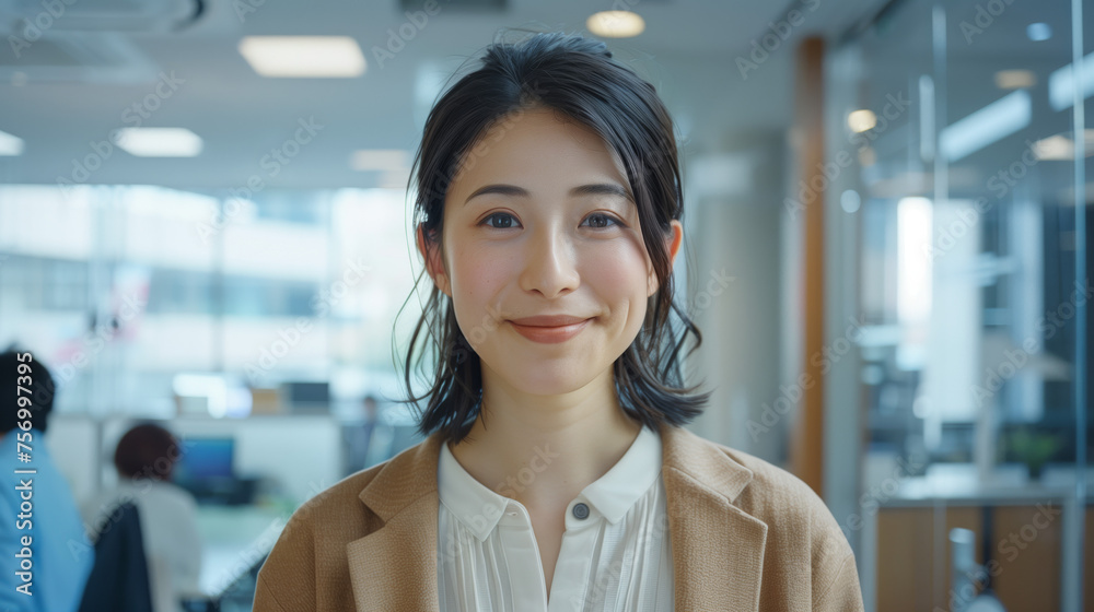 Fototapeta premium オフィスで働く女性