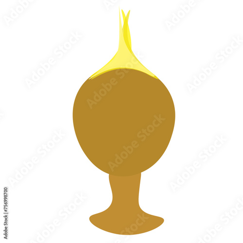 Mannequin Blonde Mohawk Brown Skin