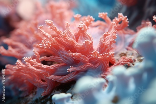 Photo of a coral colony on a reef  Egypt