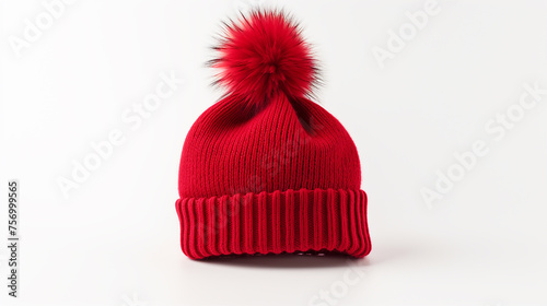  A red cap isolated on white