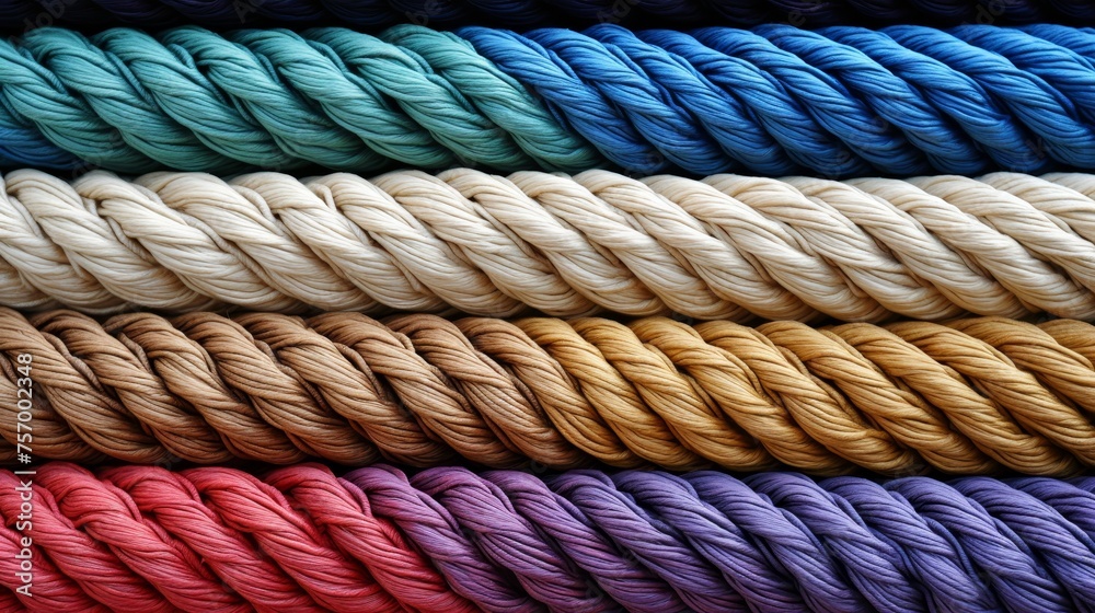 Diverse strength in team ropes unity for powerful cooperation, support, and integration Diverse strength in team ropes unity for powerful cooperation, support, and integration