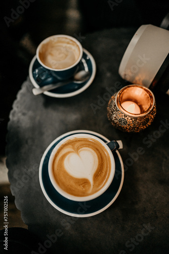 Cappuccino mit toller Latte Art