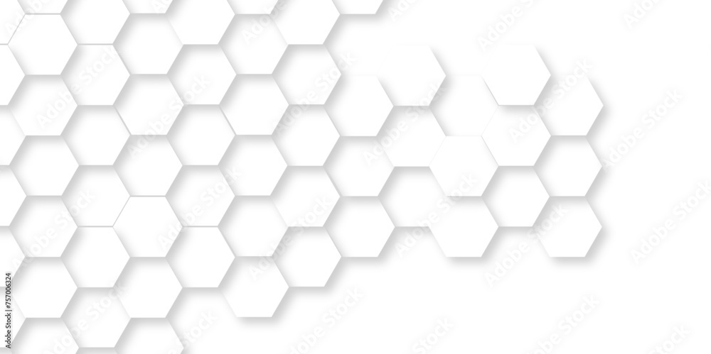 White Hexagonal Background. Luxury transparent Pattern. Vector Illustration. 3D Futuristic abstract honeycomb mosaic white background. geometric mesh cell texture. modern futuristic wallpaper. White Hexagonal Background. Luxury transparent Pattern. Vector Illustration. 3D Futuristic abstract honeycomb mosaic white background. geometric mesh cell texture. modern futuristic wallpaper.