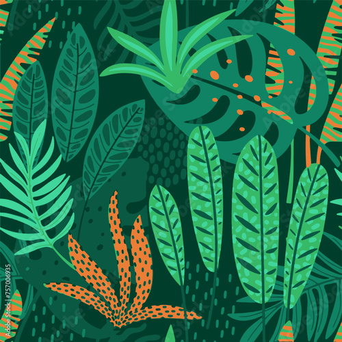 Pattern flower floral spring blossom illustration vector fabric textile design leaf leaves