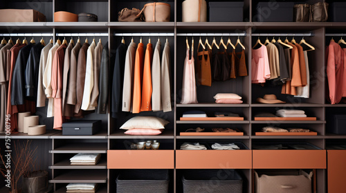 Automated closet organization systems for wardrobe