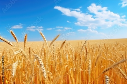 Ripe wheat fields in late summer.