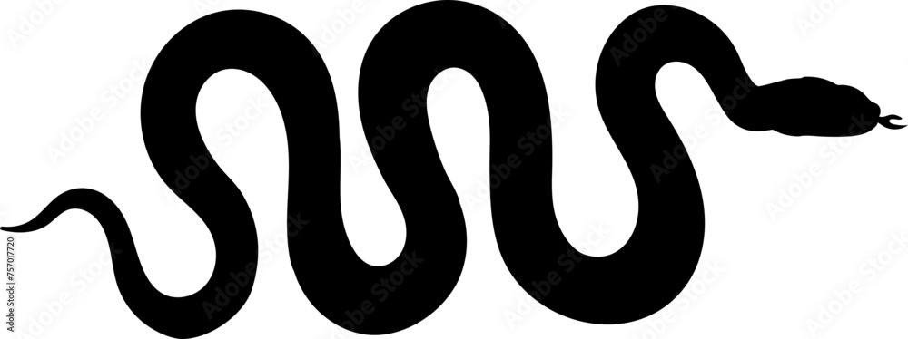 Obraz premium Snake Silhouette SVG Tree Snake Green Snake Chinese horoscope vector bundle rattlesnake anaconda Cobra