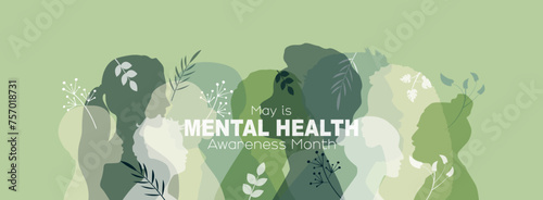 May is Mental Health Awareness Month banner.