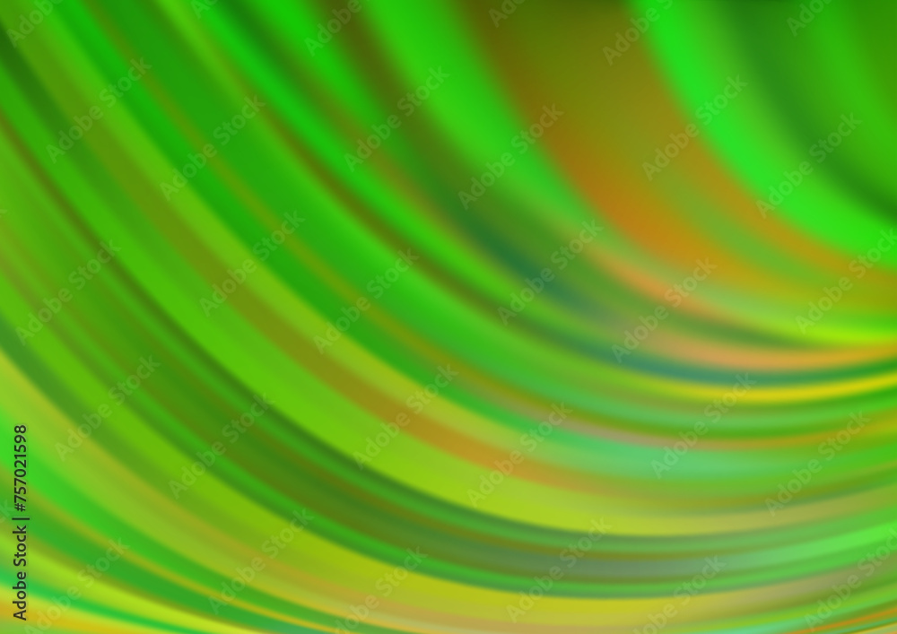 Obraz premium Light Green vector pattern with bent ribbons.