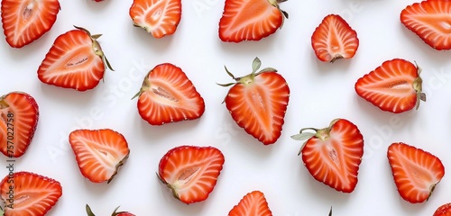 pattern with strawberries