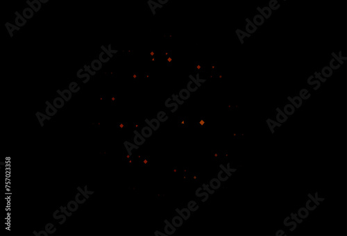Dark red vector texture in poly style with circles, cubes.