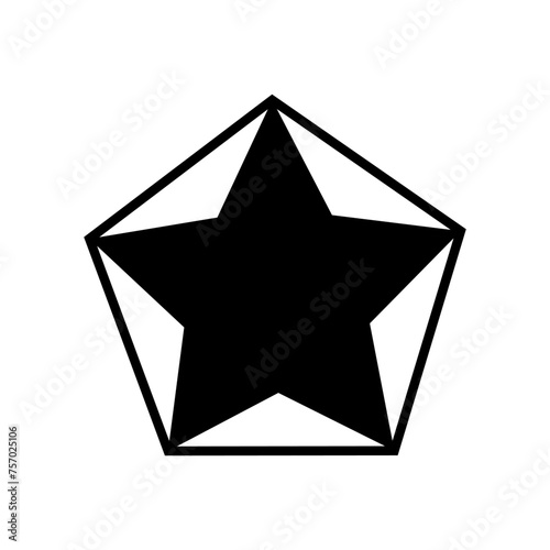 Free Download Sunburst icon vector. Star illustration sign. Price tag symbol.  - GFXLoad