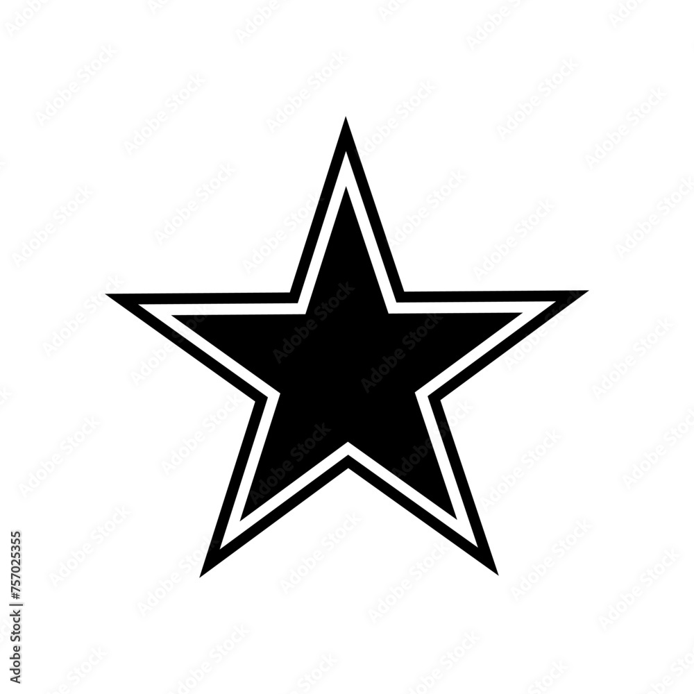 Fototapeta premium Sunburst icon vector. Star illustration sign. Price tag symbol.