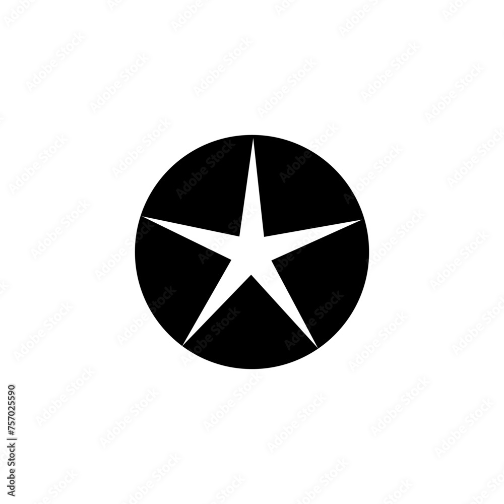 Sunburst icon vector. Star illustration sign. Price tag symbol. 