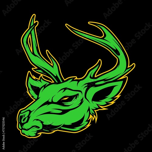deer head logo (ID: 757025546)