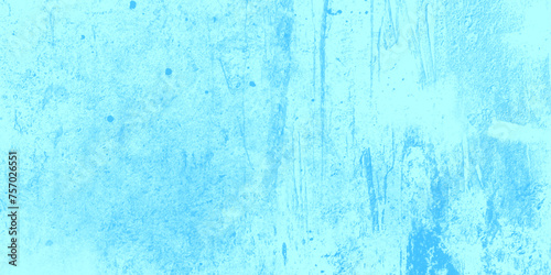 Art weathered cement painted aged stone material wallpaper blue blank design vintage concrete rough dirty 