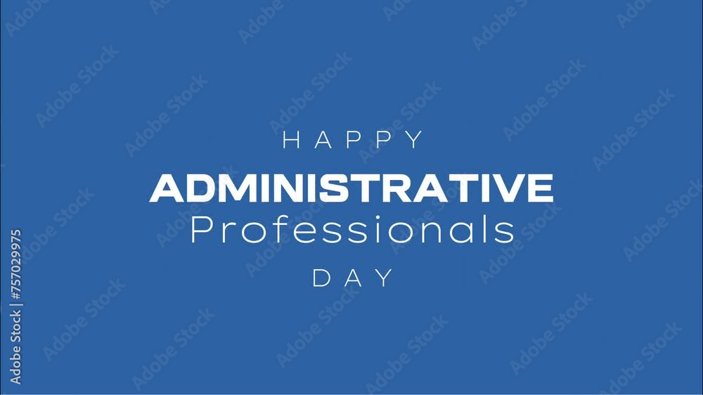 Administrative Professionals day, Secretaris day, Holiday Concept Video Template Administrative Professionals day, Secretaris day, Holiday Concept Video Template