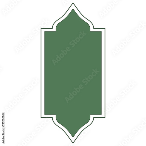 Islamic Ornament Frame Border Element