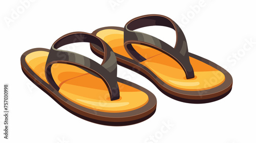 Flip flops isolated icon vector illustration design
