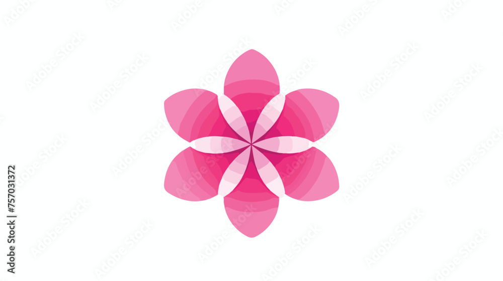 Flower Icon Vector Design Template flat vector 