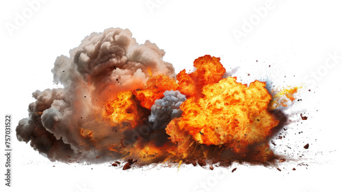Gas Pipeline Explosion: A massive explosion from a ruptured gas pipeline with flames shooting high into the air and thick smoke spreading isolated.png