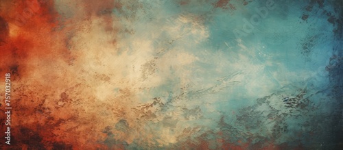 A rectangular painting of a cumulus cloud resembling smoke from a fire, using tints and shades to create a natural landscape pattern, depicting a meteorological phenomenon in visual arts