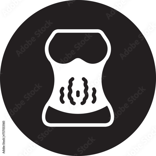 stretch marks glyph icon