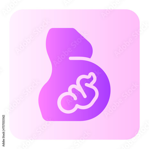 pregnancy gradient icon