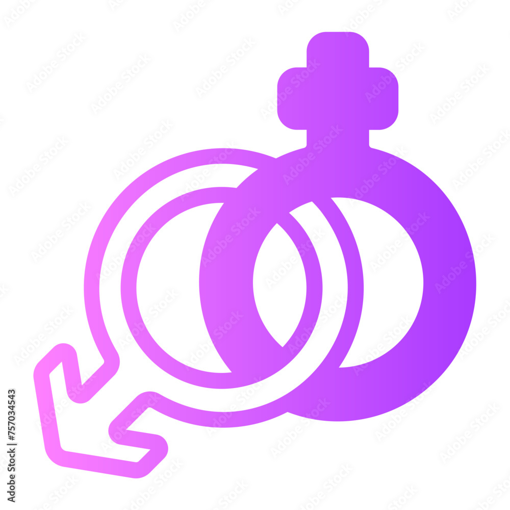 sexology gradient icon sexology gradient icon