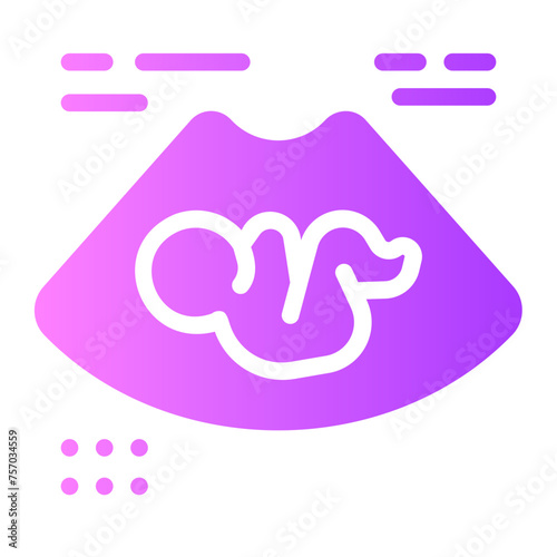 ultrasound gradient icon