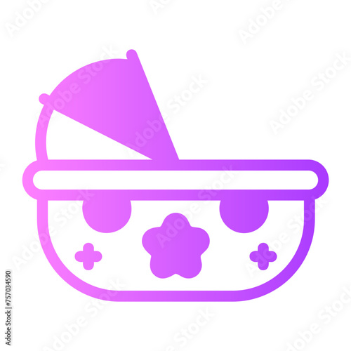 cradle gradient icon