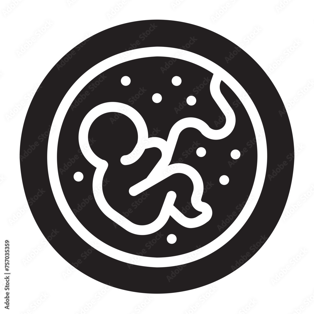 embryo glyph icon embryo glyph icon