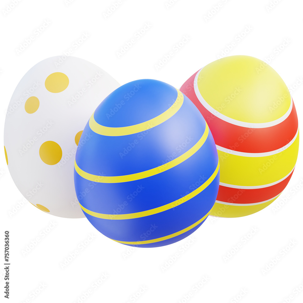Obraz premium Drawing Easter Eggs